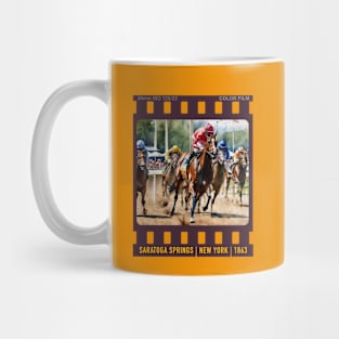 Saratoga Springs Horse Racing Mug